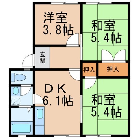 和歌山市駅 バス20分  水道橋下車：停歩3分 1階の物件間取画像